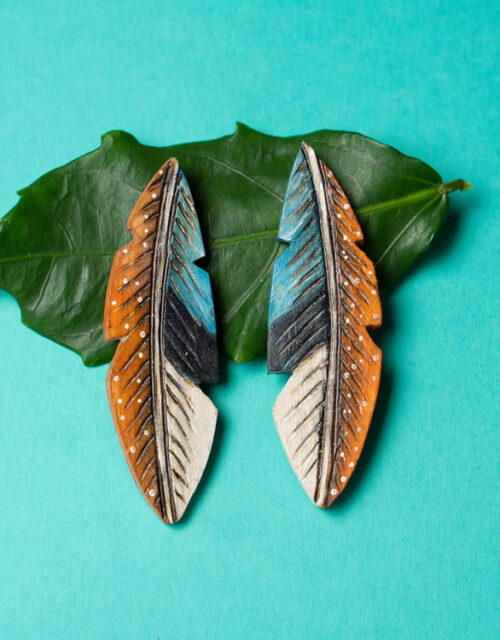 Brinco Folha - Sateré-Mawé