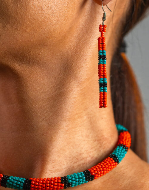 Brinco cobra coral - Wapichana. Cód 89