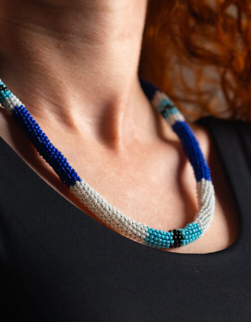 Colar cobra coral - Wapixana. Cód.83
